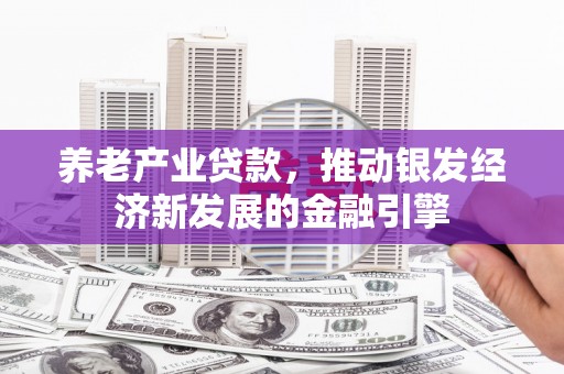 同安养老产业贷款，推动银发经济新发展的金融引擎