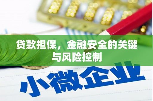 同安贷款担保，金融安全的关键与风险控制