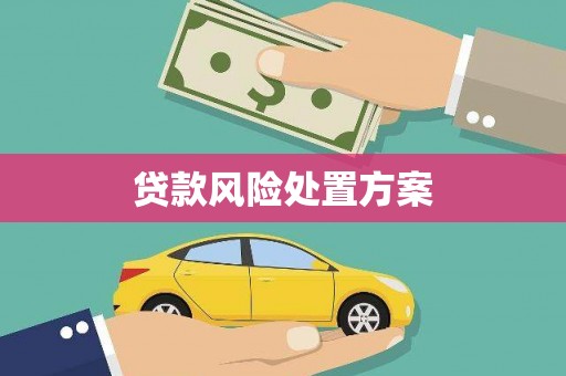 同安贷款风险处置方案