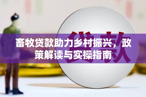 同安畜牧贷款助力乡村振兴，政策解读与实操指南